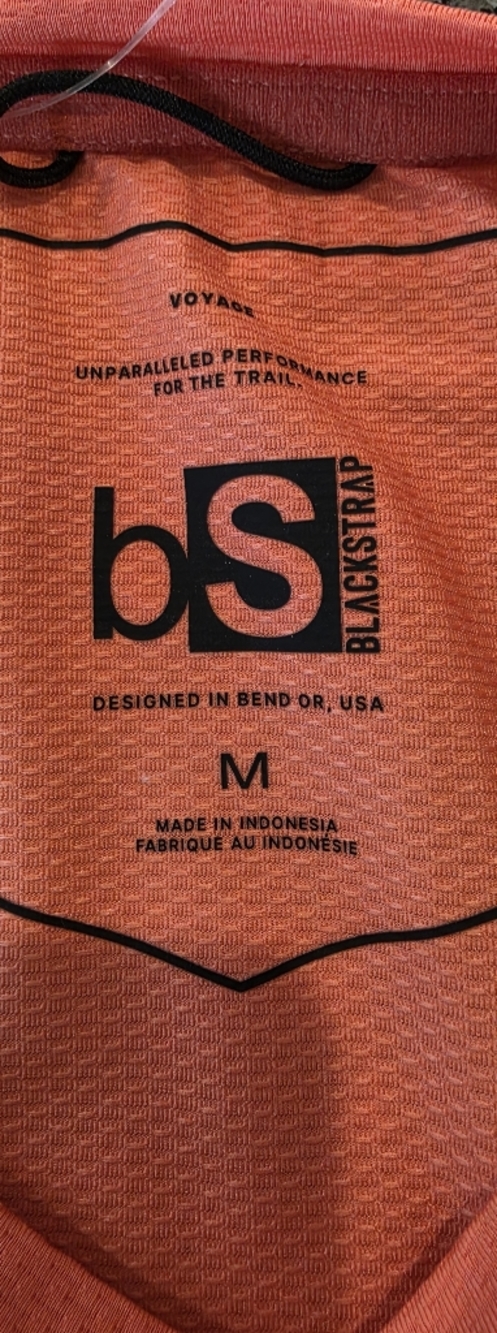 BlackStrap Voyage Performance Tee Women’s M Coral UPF 50+ Trail Active Shirt NWT - Picture 9 of 10